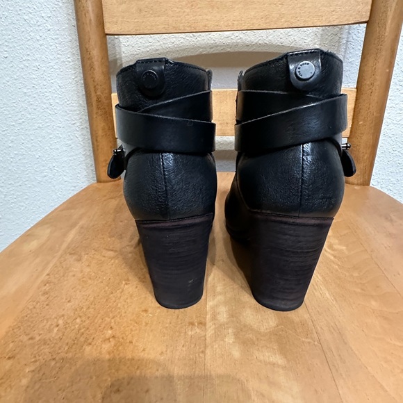 Rag & Bone Harrow Ankle Boots, Black Size 38 - Picture 5 of 8
